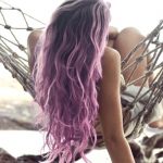 Long Sea Salt Purple Hair Pastel Purple Hair