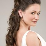 Long Wavy Down Do with a Bouffant- St. Valentine’s day hairstyles