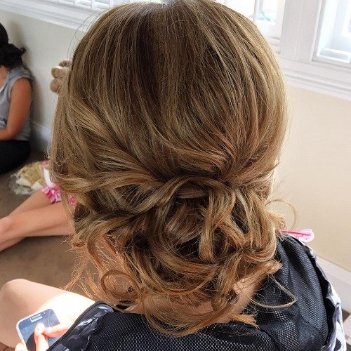 Loose Twisted Side Bun Side Bun Hairstyles