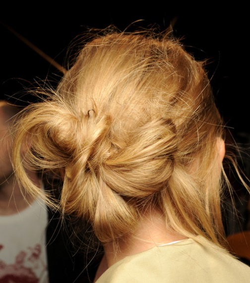 Huge Twisted Chignon Buns