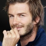 Medium Haircut and Disheveled Hairstyle- David Beckham Haircuts