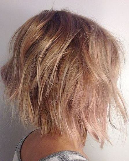 Messy Casual Bob- Bob hairstyles