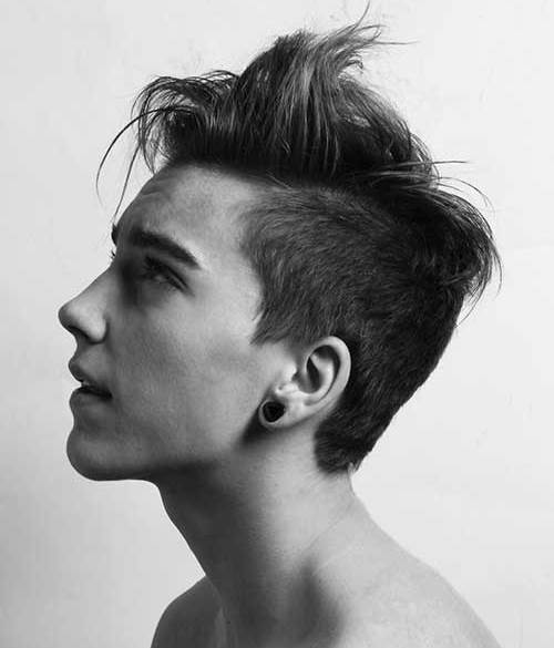Messy Mohawk Hairstyle for Men Men-Messy Hairstyles