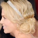 Messy Chignon Long Hairstyles for Round Faces