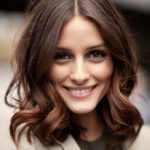 Mid-length Wavy Brunette Hairstyles