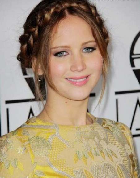 Milkmaid Braids Long Hairstyles for Round Faces