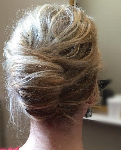 Modern French Roll Updo- Classy updos