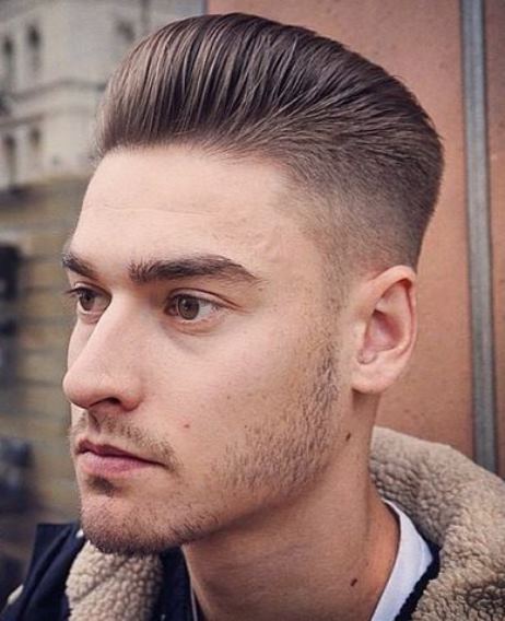 Military Style Cut- Shaved sides hairstyles and haircuts for men