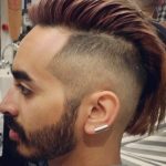 Mohawk Hairstyle- Side parted Men’s hairstyles