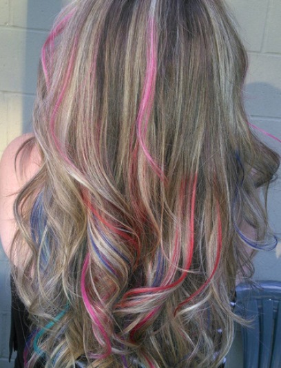 Multi Colored Layers- Blonde balayage looks