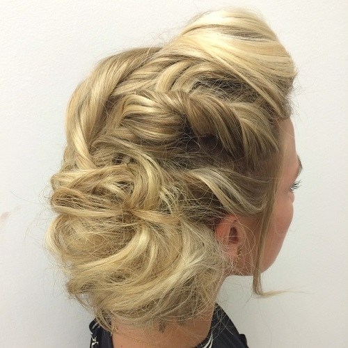 Multi-Twist Side Bun Side Bun Hairstyles