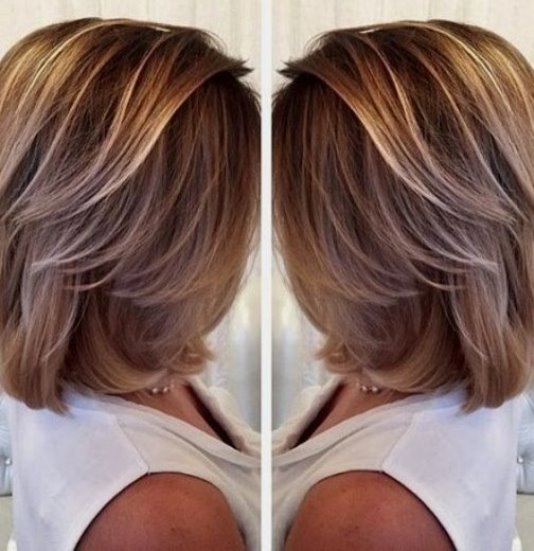 Natural Dark Blonde Style- brown Balayage short hair looks