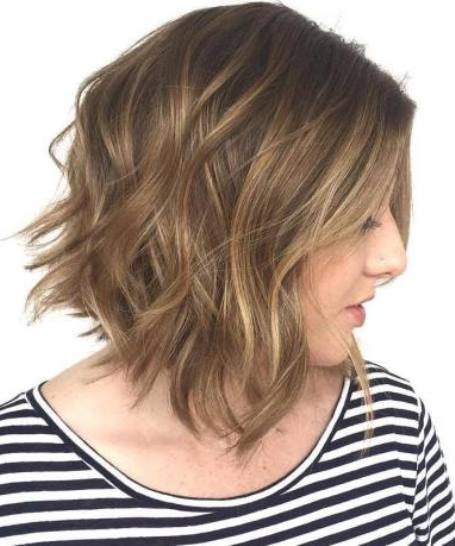 Natural-Looking Disheveled Hairstyle- Bob hairstyles