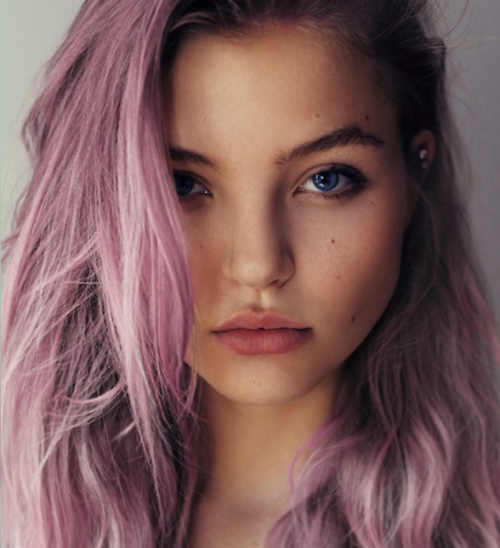 Combination of Purple Gray Pastel Purple Hair