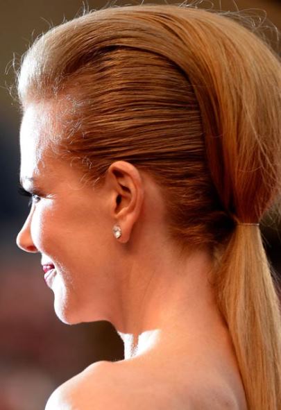 Overlapped Tail- Ponytail hairstyles