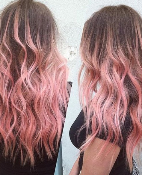 Pastel Pink Hairstyles highlights