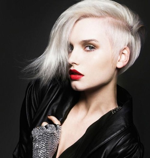 Platinum Undercut Hairstyles