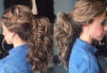 15 Casual Wavy Ponytail Hairstyles Ponytail with a Braided Element Wavy Ponytails