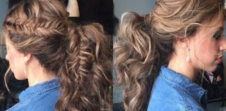 15 Casual Wavy Ponytail Hairstyles Ponytail with a Braided Element Wavy Ponytails