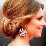 Pretty Pompadour Long Hairstyles for Round Faces