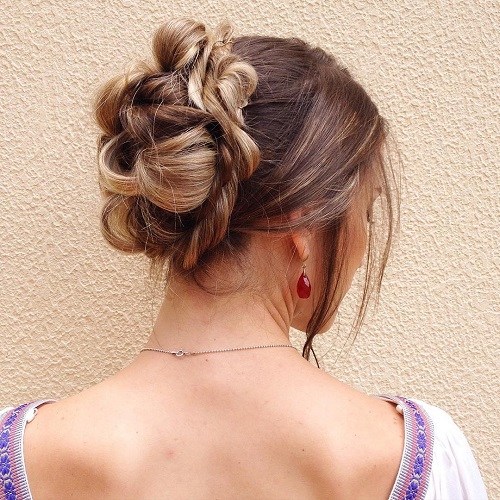 Romantic Updo Hairstyles for Wedding Guests