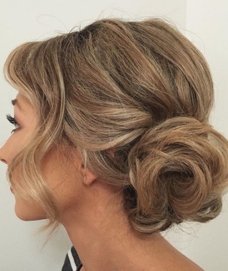 Rosette Side Updo- Classy updos