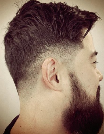 Rugged Men’s Cut with Beard- Ideas for Asian men hairstyles