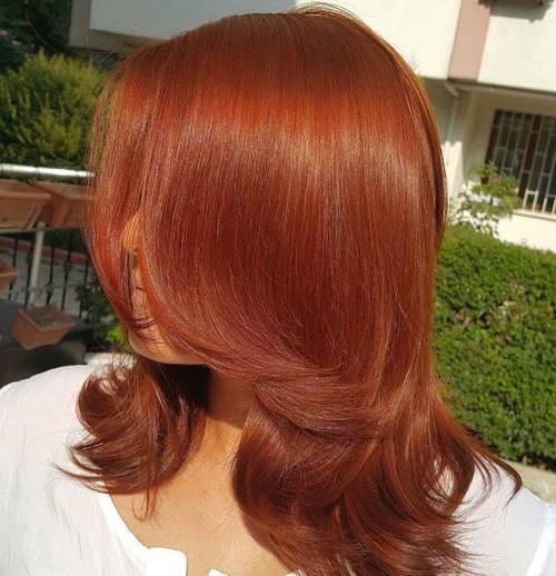 Sassy Layered Style Ideas for Red Hair
