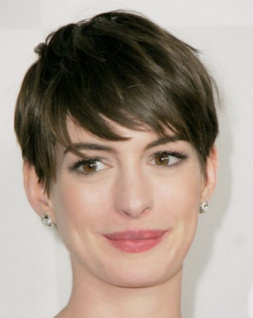 Shaggy Short Bangs simple Short Hairstyles for Women