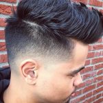 Shaved Sides with Pomp- Shaved sides hairstyles and haircuts for men