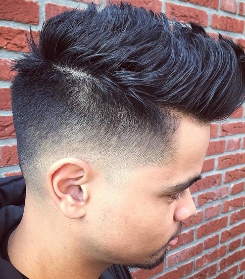 Military Style Cut- Shaved sides hairstyles and haircuts for men