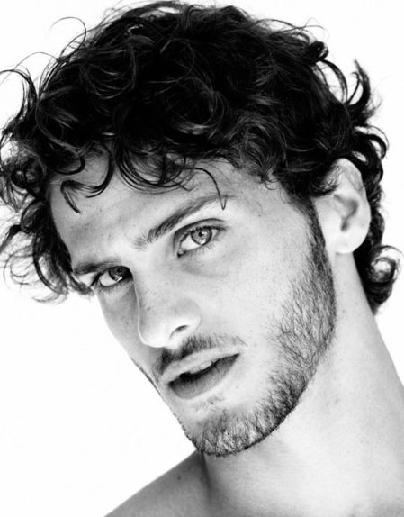 Short Disheveled Curls- Curly hairstyles for men