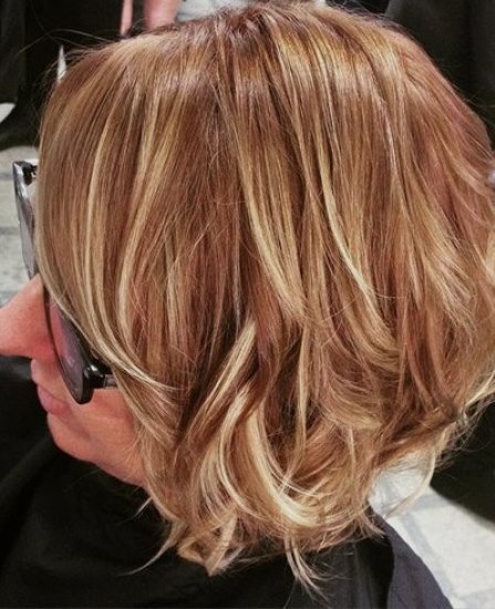 Short Sun-Kissed Style- brown Balayage short hair looks