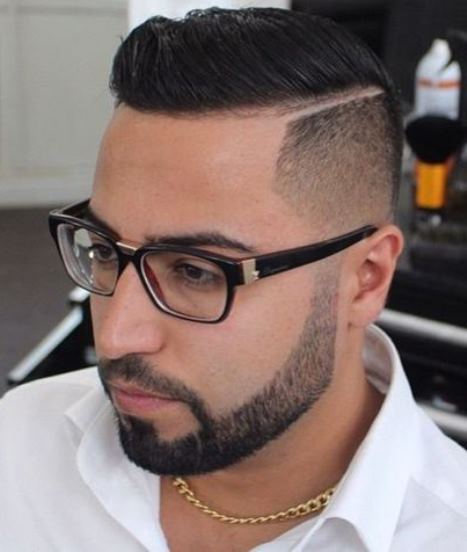 Side Part and Faded Sides- Shaved sides hairstyles and haircuts for men