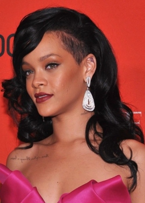 Side-Shaved with Curls Celebrity Hairstyles