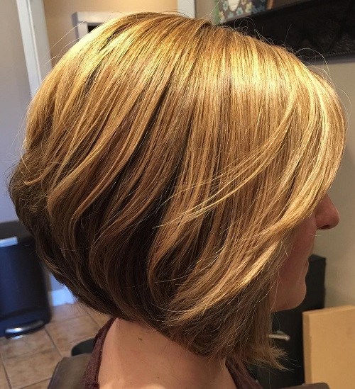 Angled A-line Hairstyle Short Straight Hairstyles and Haircuts