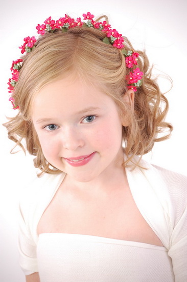 Free Natural Curls- Flower girl hairstyles