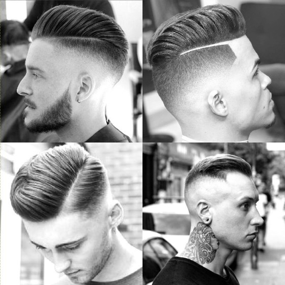 Skin Fade Comb Over Hairstyles for Men