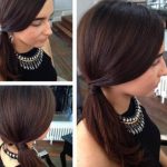 Sleek Ladylike Ponytail- Side ponytail hairstyles
