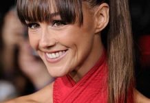 20 Cute Ponytails with Bangs Sleek Ponytail Hairstyle with Bangs Ponytails with Bangs