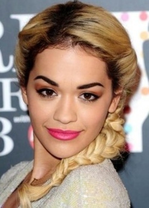 Small Thick Plait Celebrity Hairstyles
