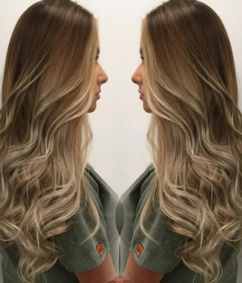Soft Brown Blonde Waves- Soft ombre hairstyles