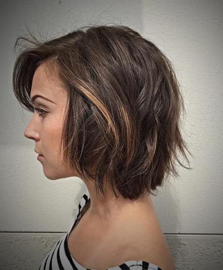 Textured Bob with Bangs- Bob hairstyles