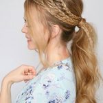 Triple Braid Style- French braid ponytails