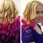Wavy Blonde to Nice Pink- Pink ombre hairstyles