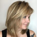 swept Bangs for Round Faces