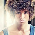 Afro Curly Hairstyles for Black Men