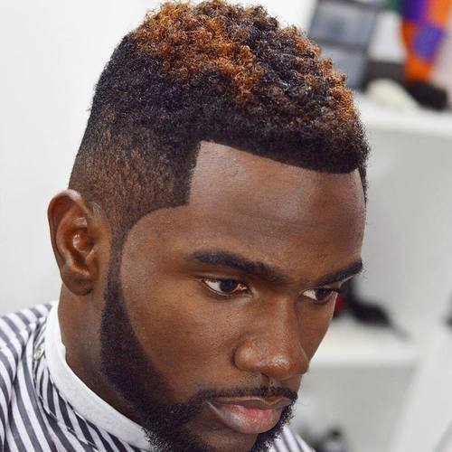 Neat Edged Short Haircuts for Black Men