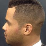 deep parted Buzz Cuts Different Lengths