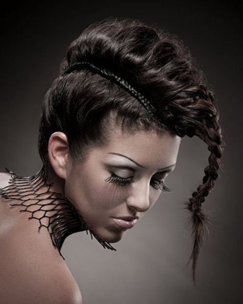 Mohawk like a Snell Shell- Braided mohawk hairdo hairstyles